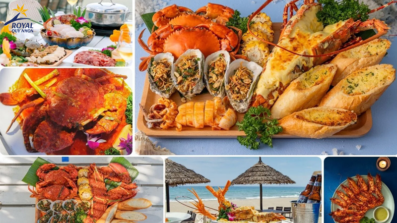 Ăn uống gần Eo Gió - Thưởng thức hải sản tươi ngon bên bờ biển